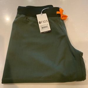 Figs Livingston Scrub Pants XXS in Moss